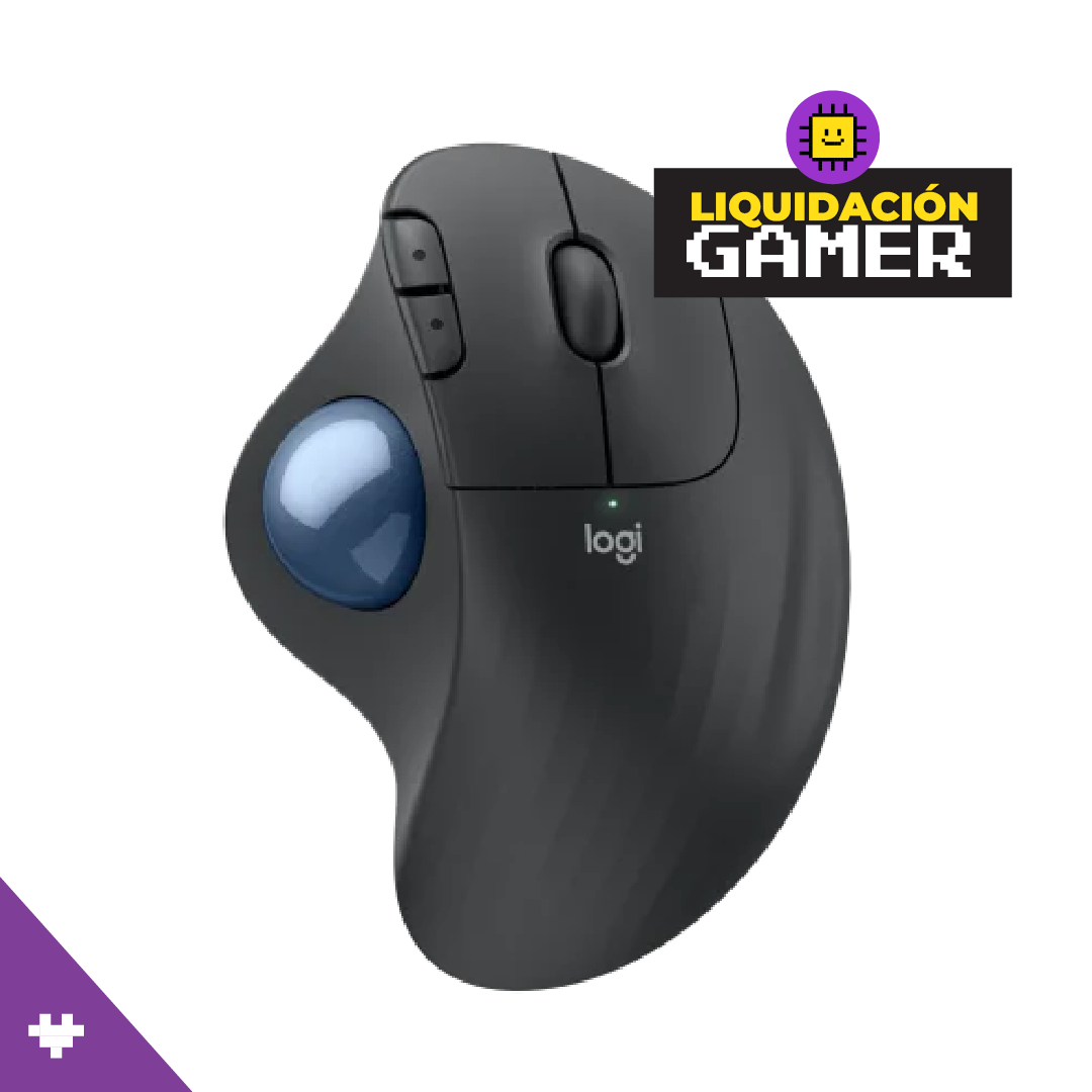 Mouse Logitech Ergo M575S Trackball Silent Wireless Bolt Bluetooth USB-A Color Black
