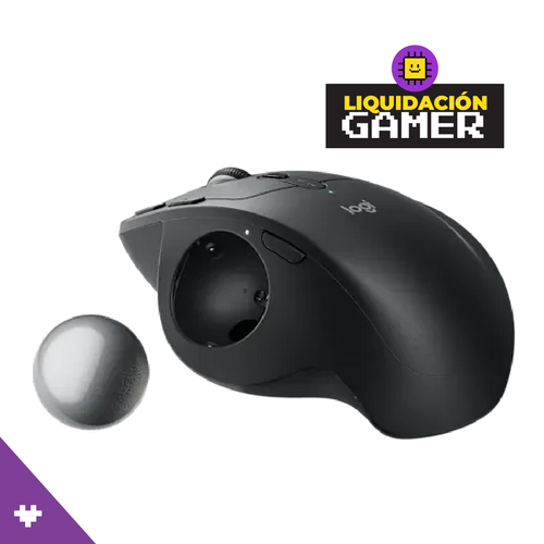 MOUSE LOGITECH MX ERGO S ADVANCED TRACKBALL WIRELESS BOLT/BLUETOOTH USB-C BLACK
