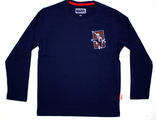 POLO BASICO MC AZUL MARINO MARVEL