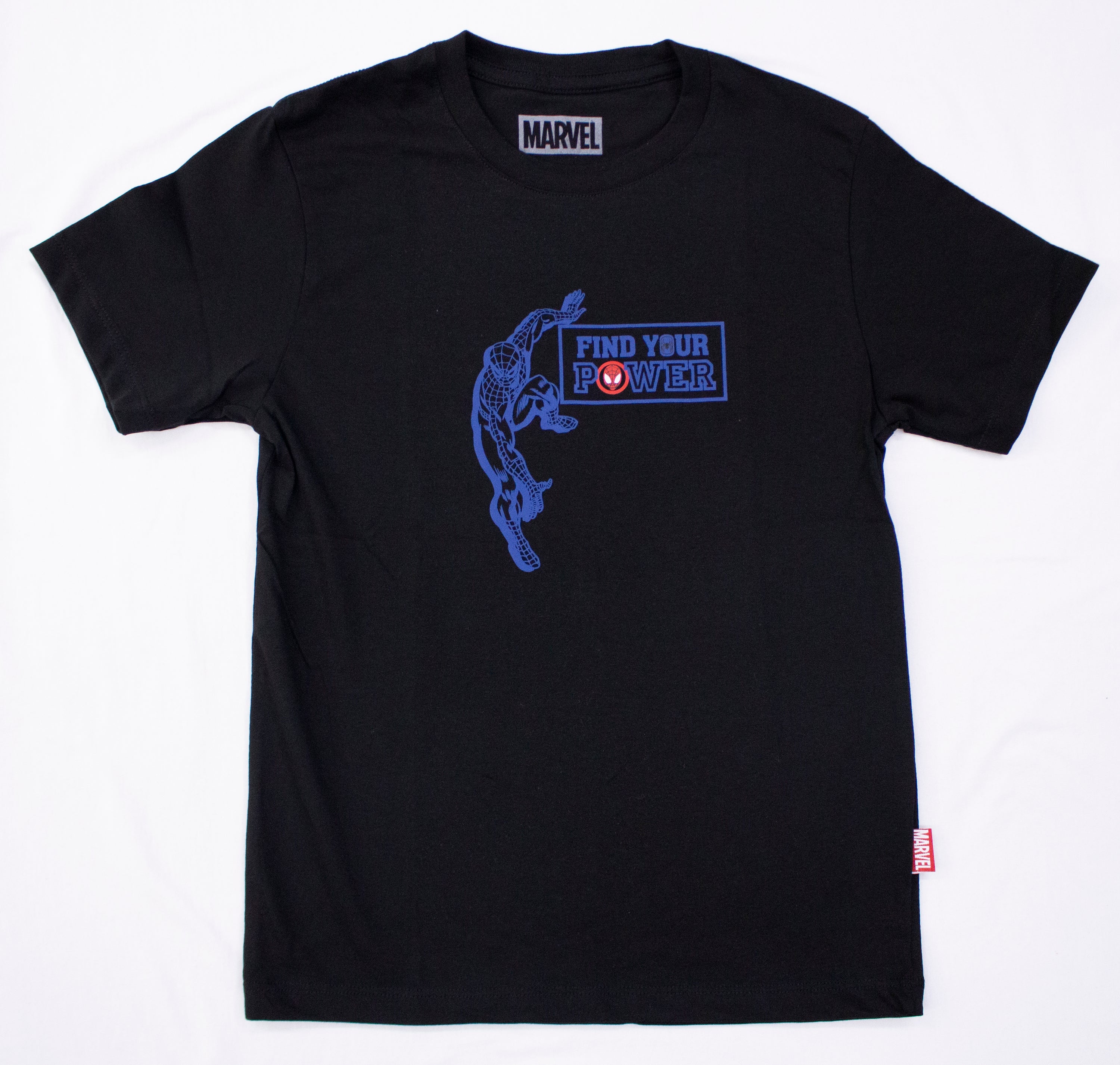 POLO BASICO MC NEGRO SPIDERMAN