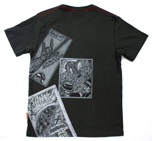 Polo Gris Oscuro Algodón Marvel Comic