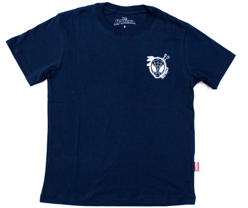 POLO BASICO MC AZUL SPIDERMAN NIÑO