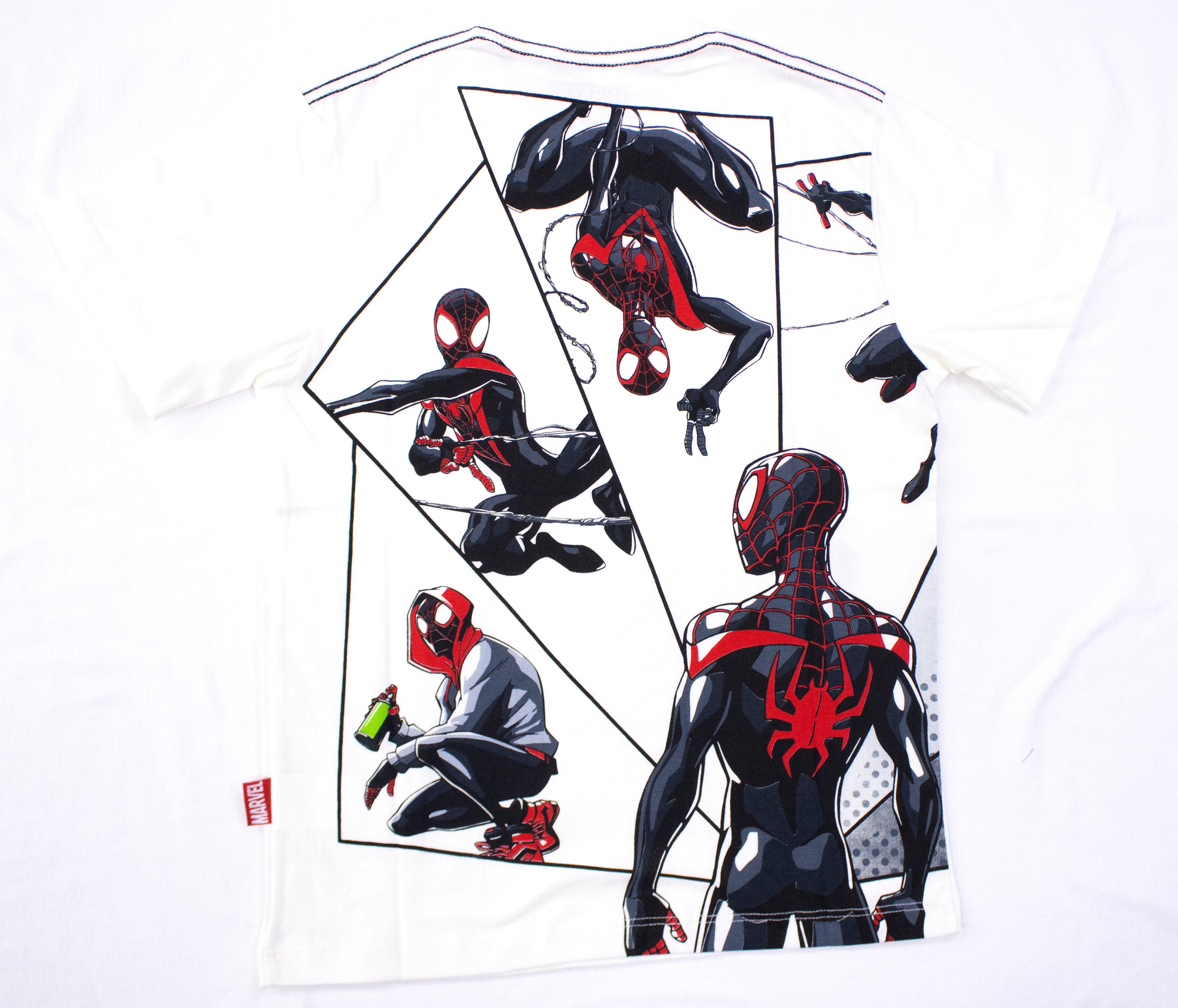 Polo Básico Manga Corta Spiderman Niño Color Marfil