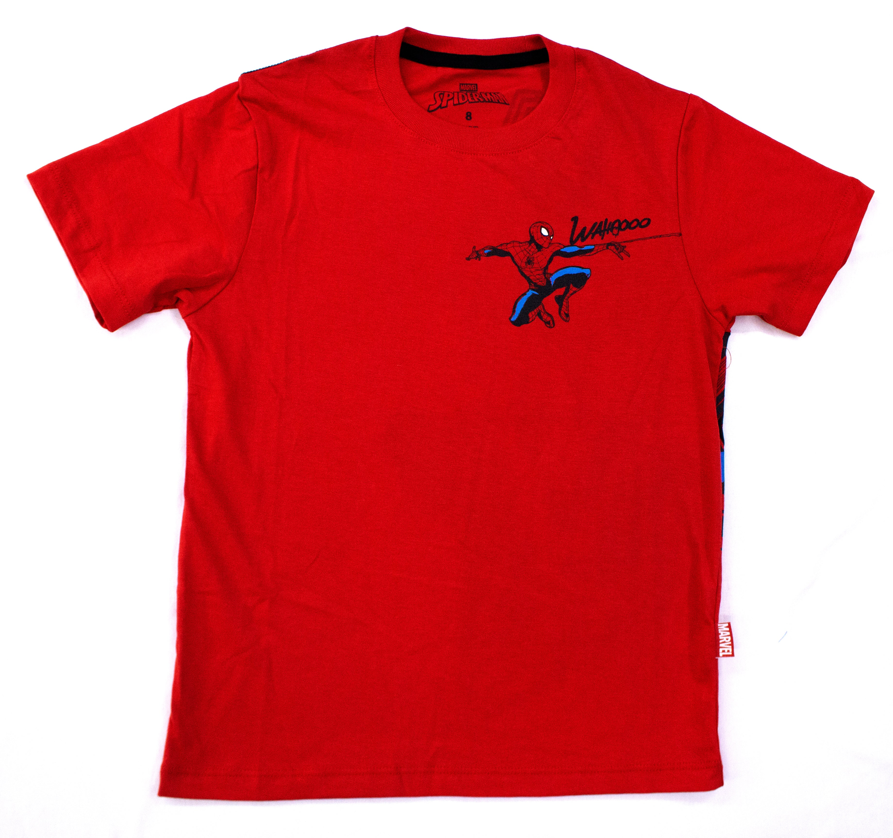 Polo Básico Manga Corta Spiderman Niño Color Rojo