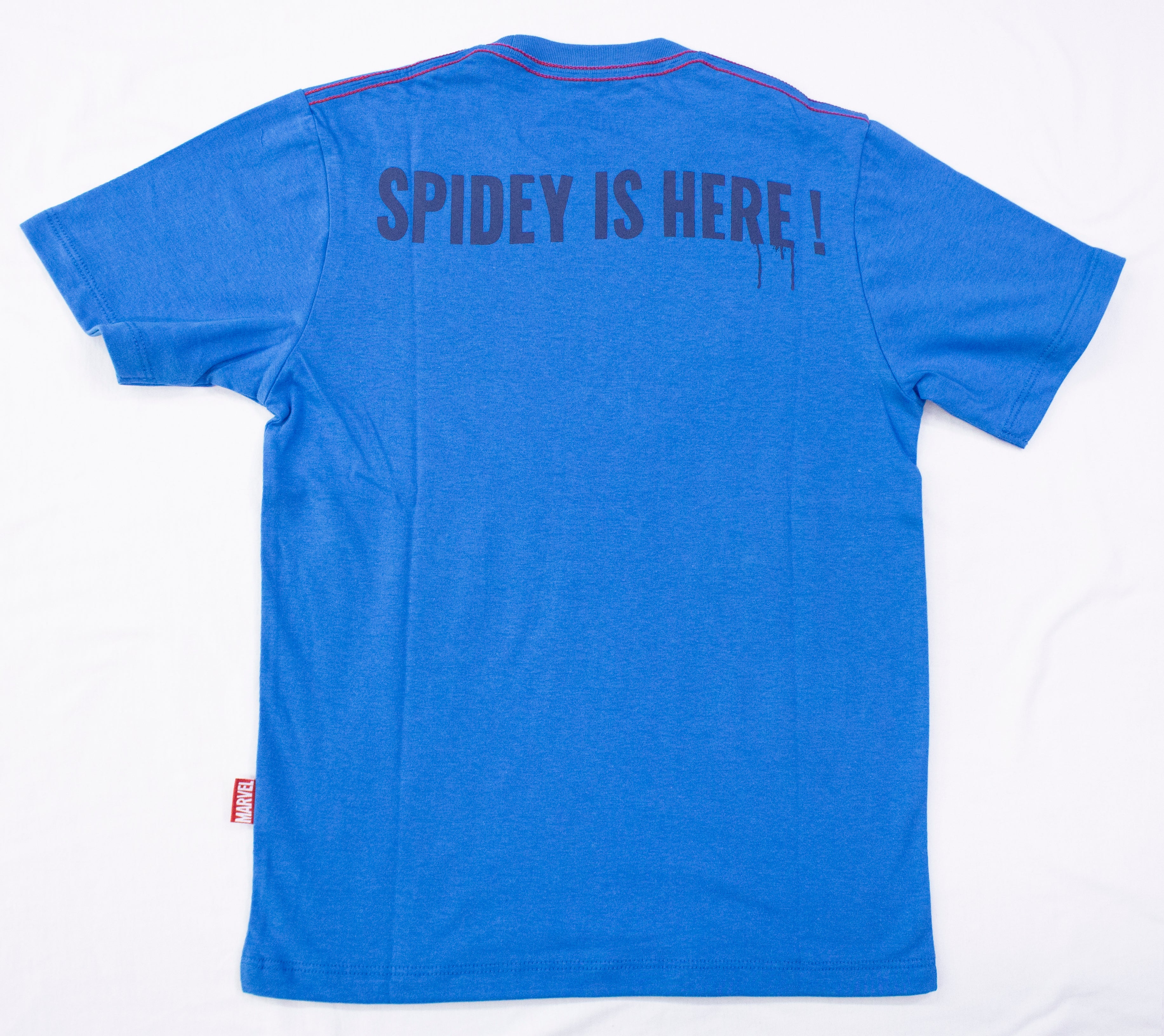 Polo Básico Manga Corta Spiderman Niño Color Azul