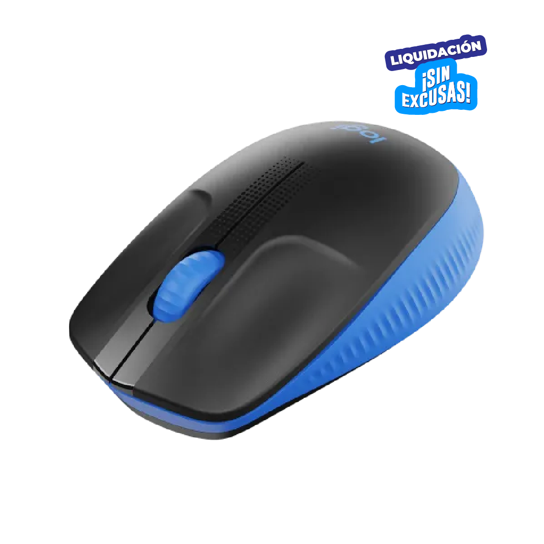MOUSE LOGITECH M190 WIRELESS FULL-SIZE BLUE (910-005903)