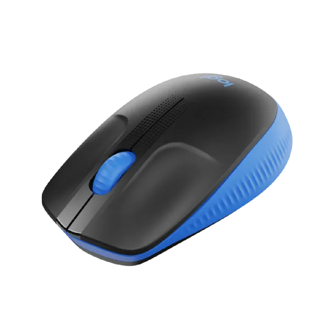 Mouse Logitech M190 Wireless Full-Size Color Blue