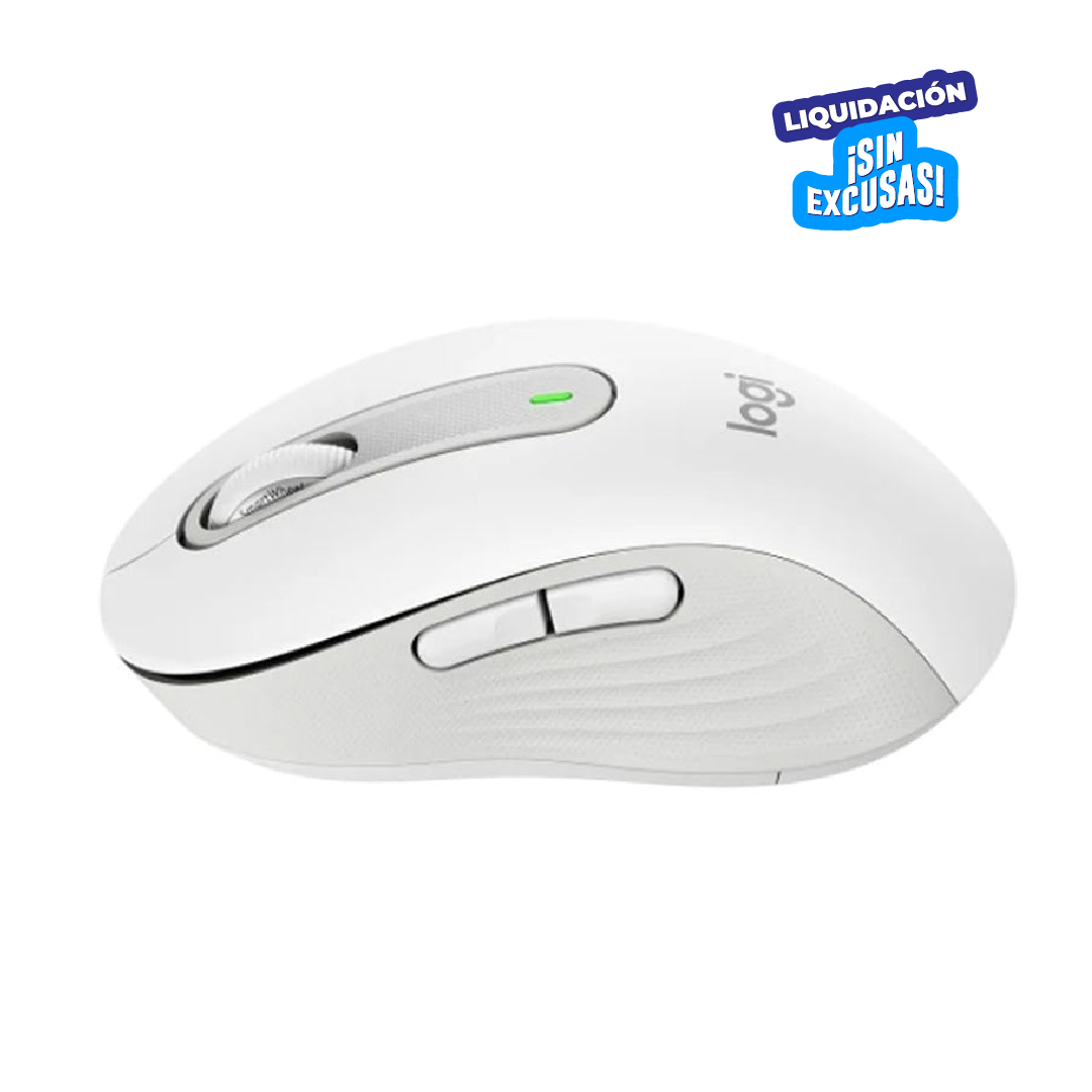 MOUSE LOGITECH SIGNATURE M650 SILENT LARGE WIRELESS/BLUETOOTH WHITE (910-006233)