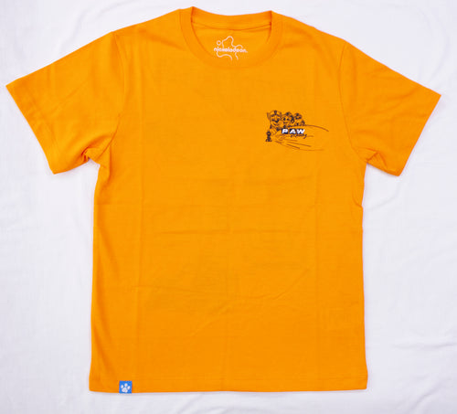 POLO BASICO MC NARANJA PAW PATROL