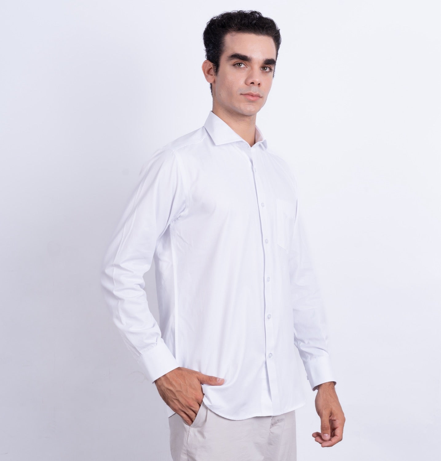Camisa de Vestir Manga Larga