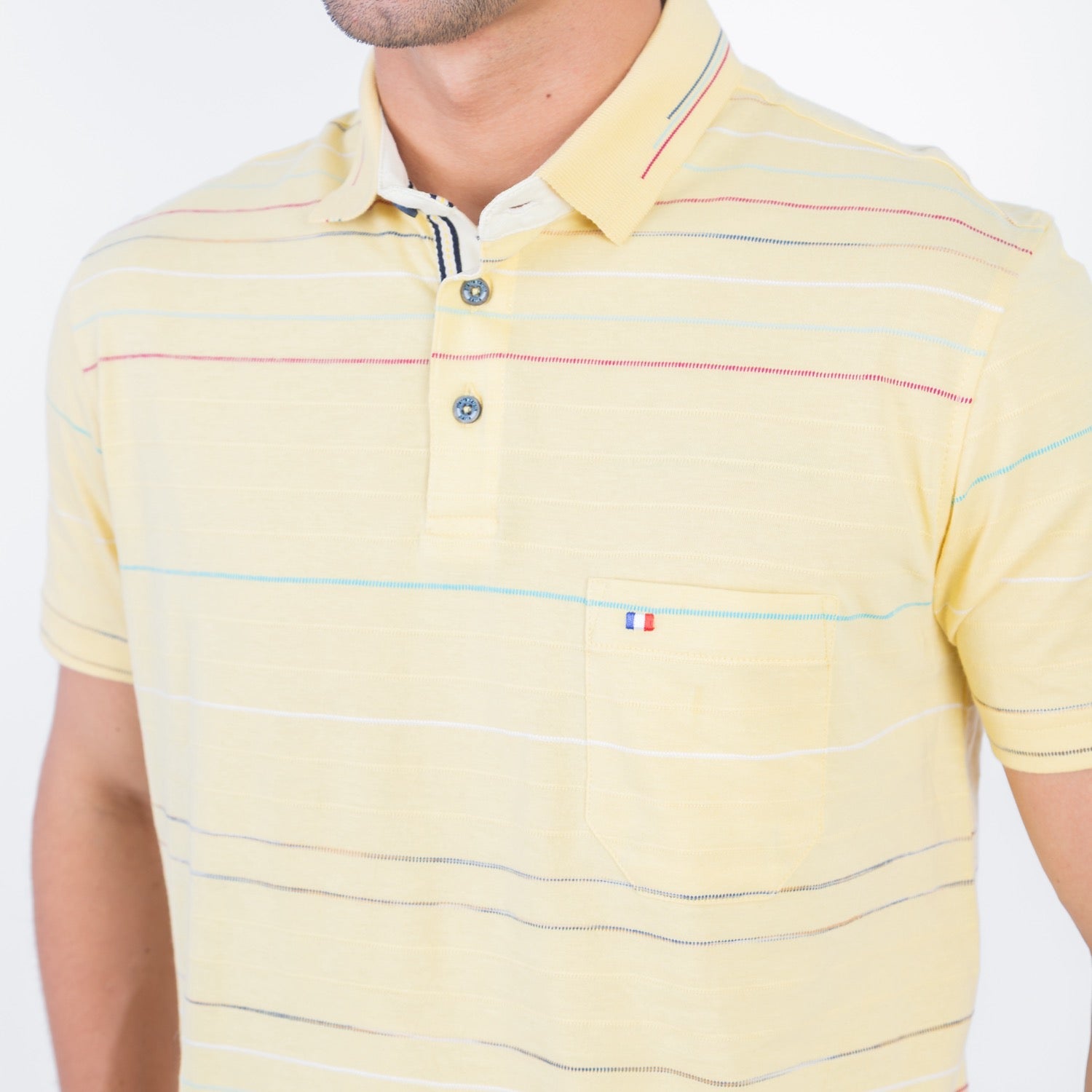 POLO MC BOX FULL JACQUARD