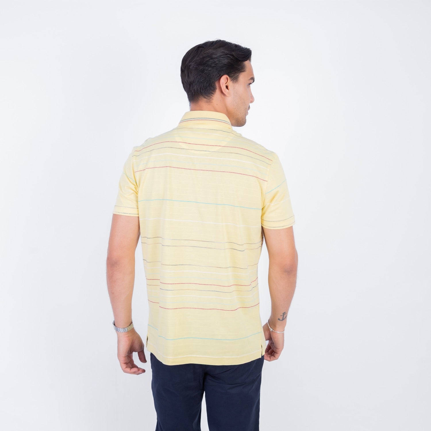 POLO MC BOX FULL JACQUARD