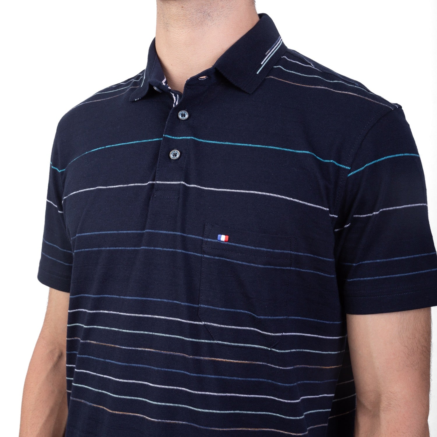 POLO MC BOX FULL JACQUARD