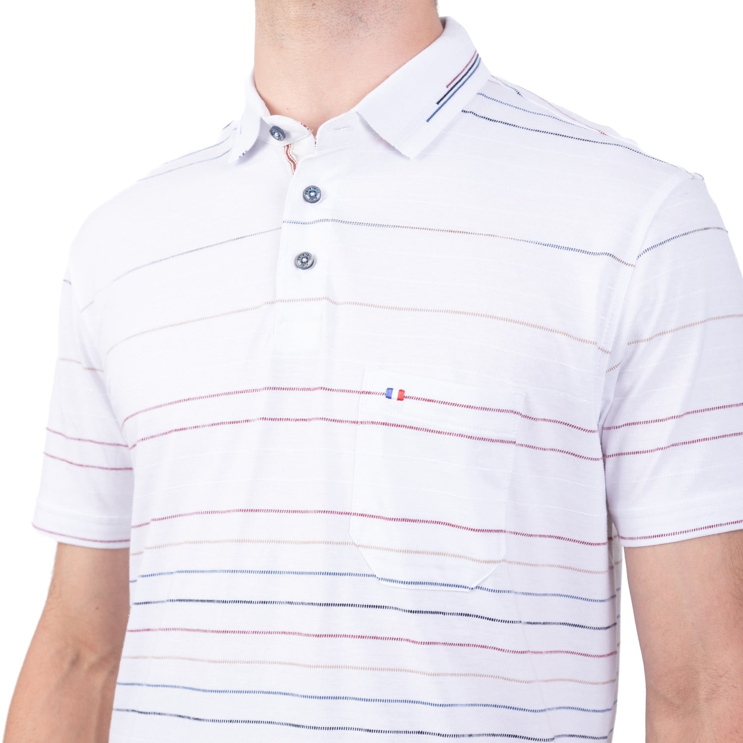 POLO MC BOX FULL JACQUARD