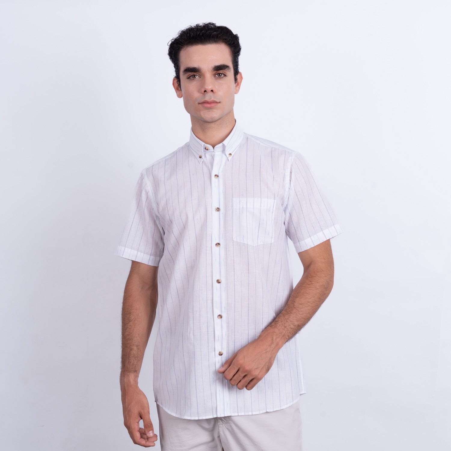 CAMISA MC ETQ LINEN COLLECTION
