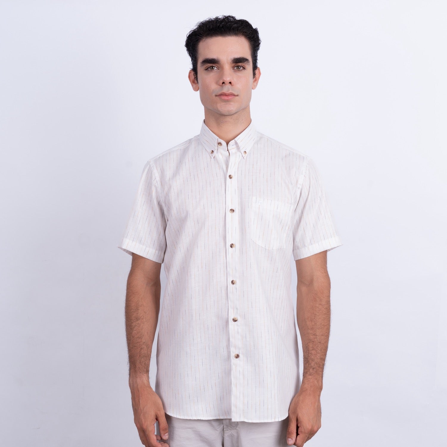 CAMISA MC ETQ LINEN COLLECTION