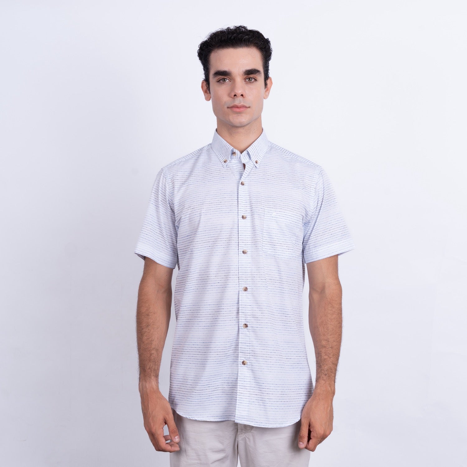 CAMISA MC ETQ LINEN COLLECTION