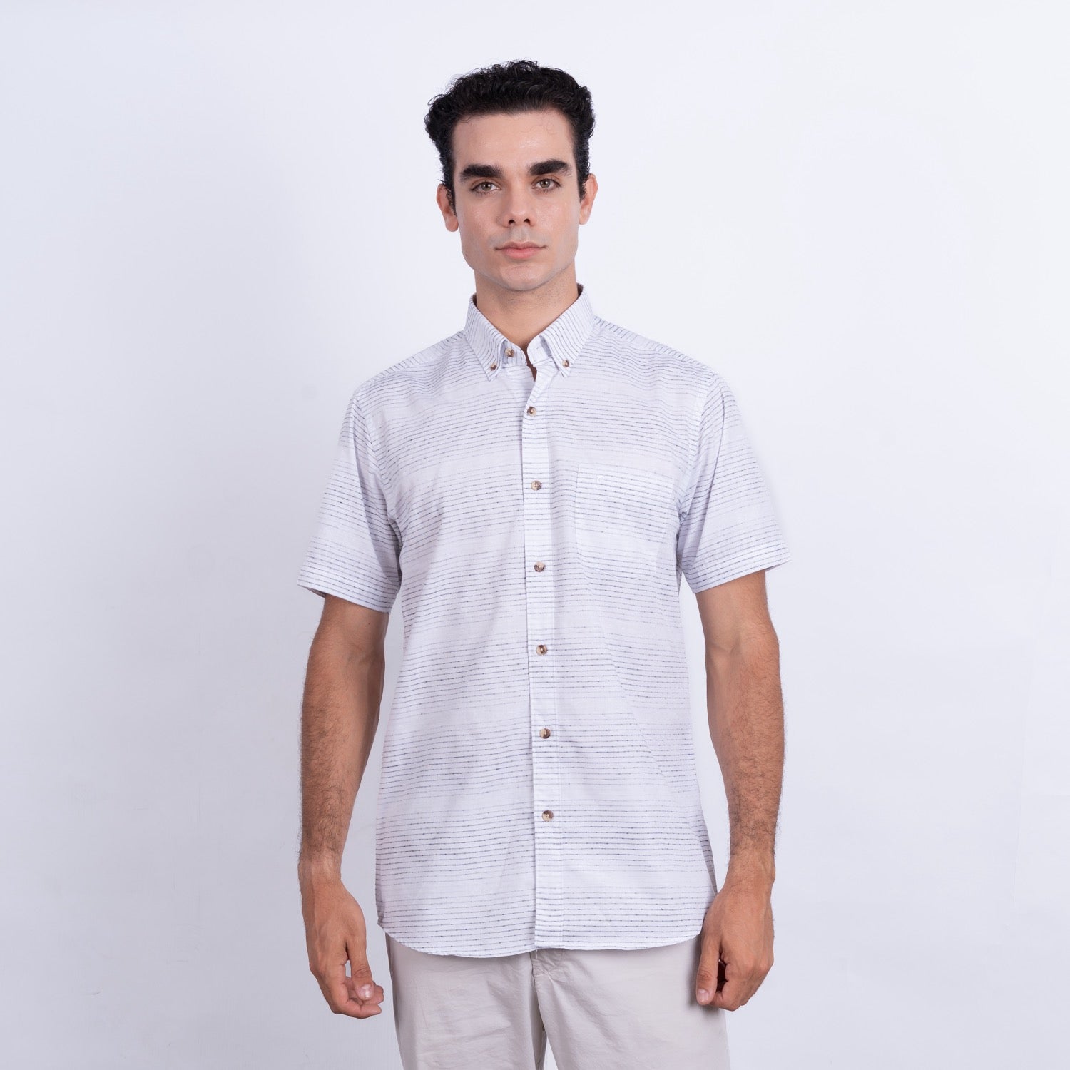 CAMISA MC ETQ LINEN COLLECTION