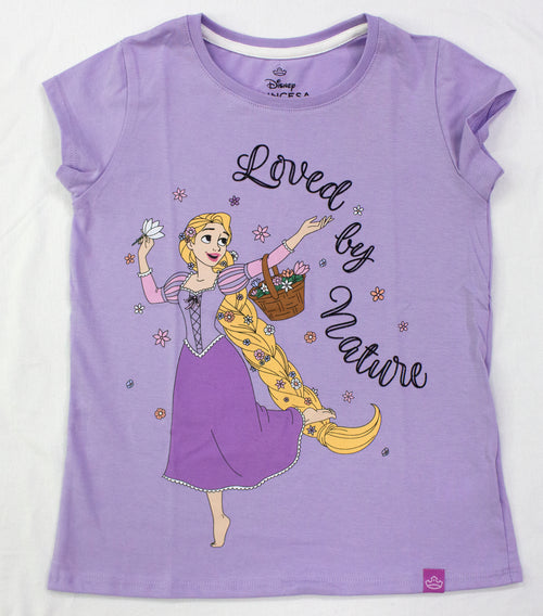 POLO BASICO MC LILA PRINCESAS