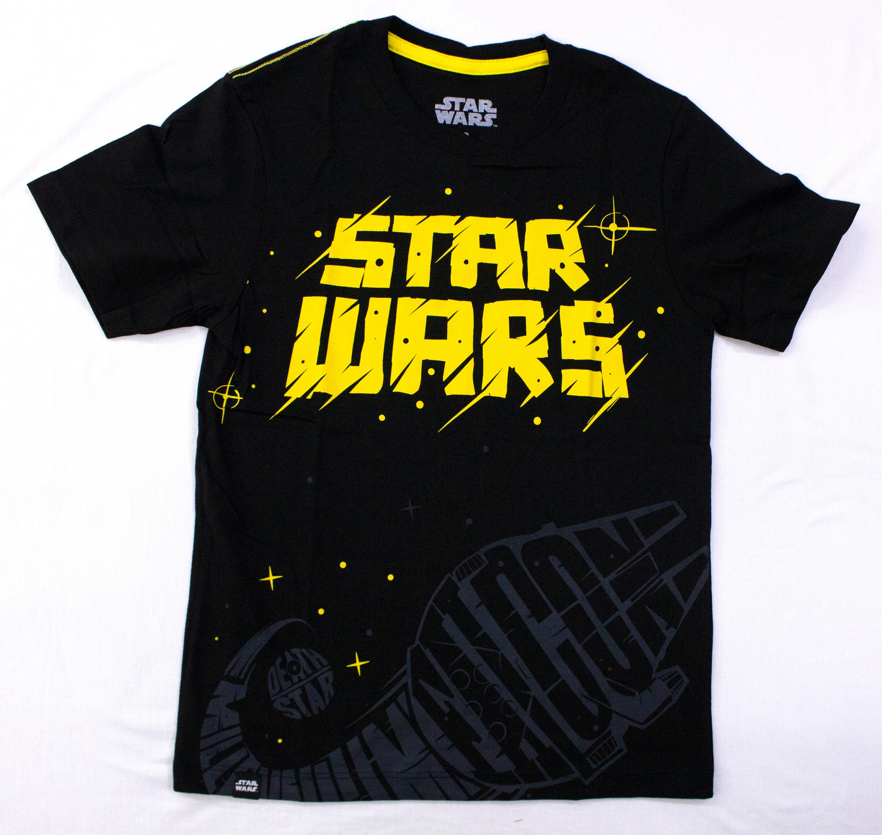 POLO BASICO MC NEGRO STAR WARS