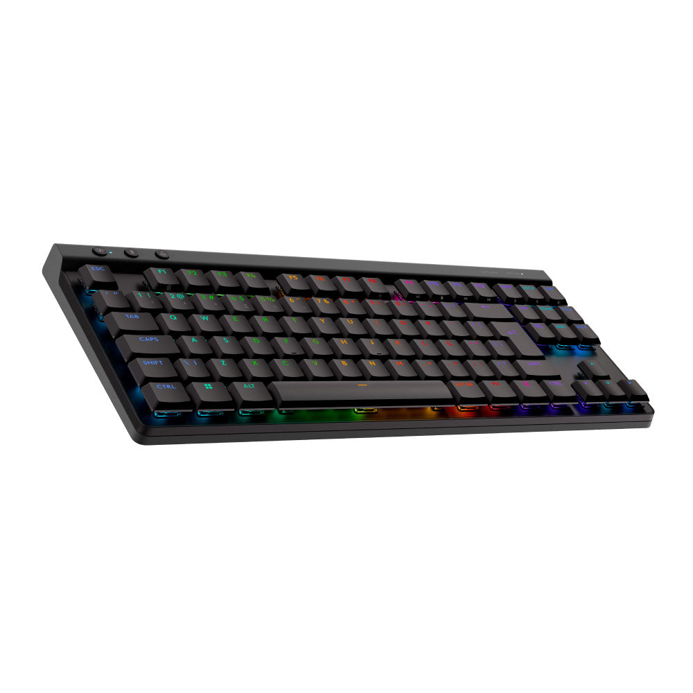 Teclado Logitech G515 TKL Lightspeed Bluetooth Lightsync RGB Color Black