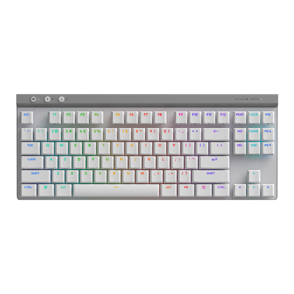 TECLADO LOGITECH G515 TKL LIGHTSPEED/BT LIGHTSYNC RGB WHITE (920-012535)-P