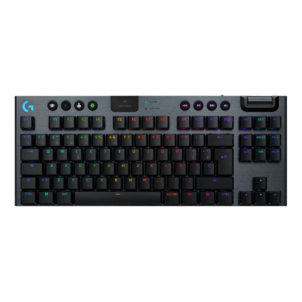 TECLADO LOGITECH G915 X TKL LIGHTSPEED/ BT LIGHTSYNC RGB / KEYCONTROL BLACK (920-012715)