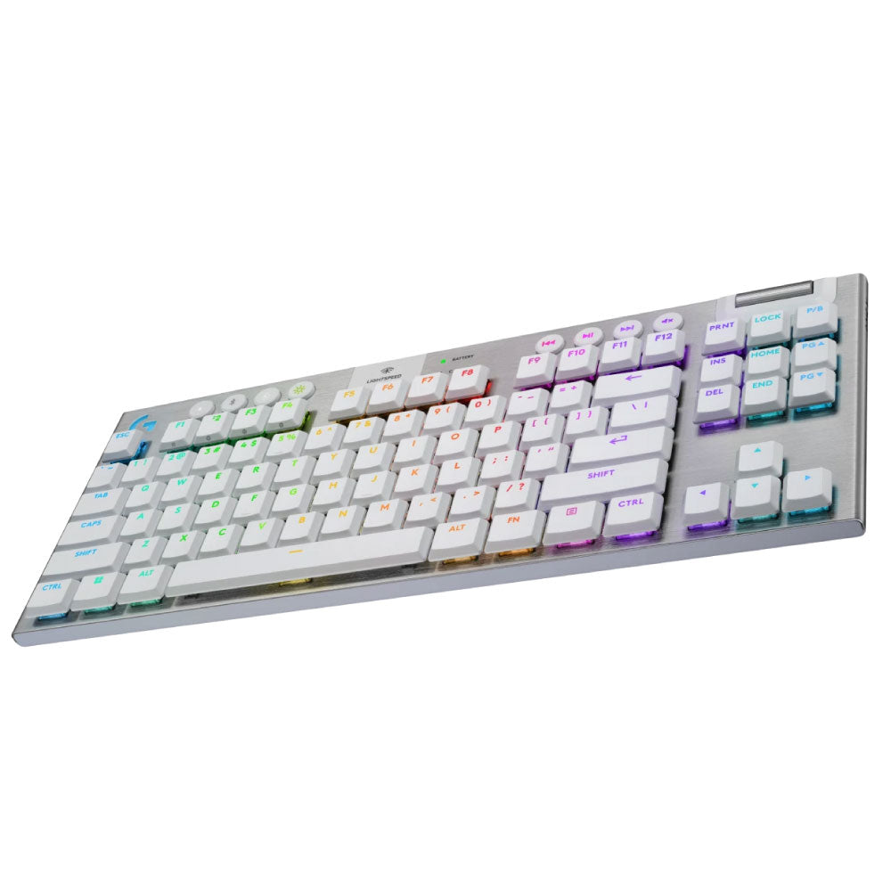 TECLADO LOGITECH G915 X TKL LIGHTSPEED/ BT LIGHTSYNC RGB / KEYCONTROL WHITE (920-012732)