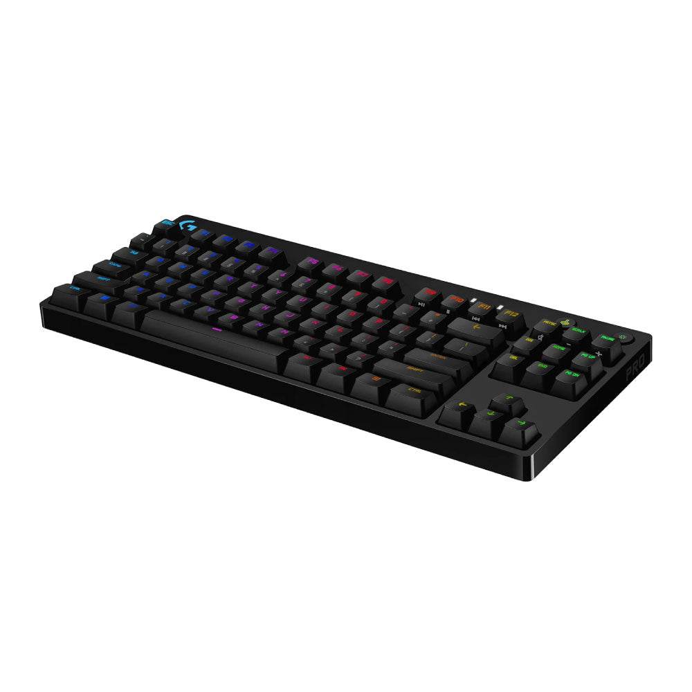 Teclado Logitech PRO Keyboard RGB USB Color Black