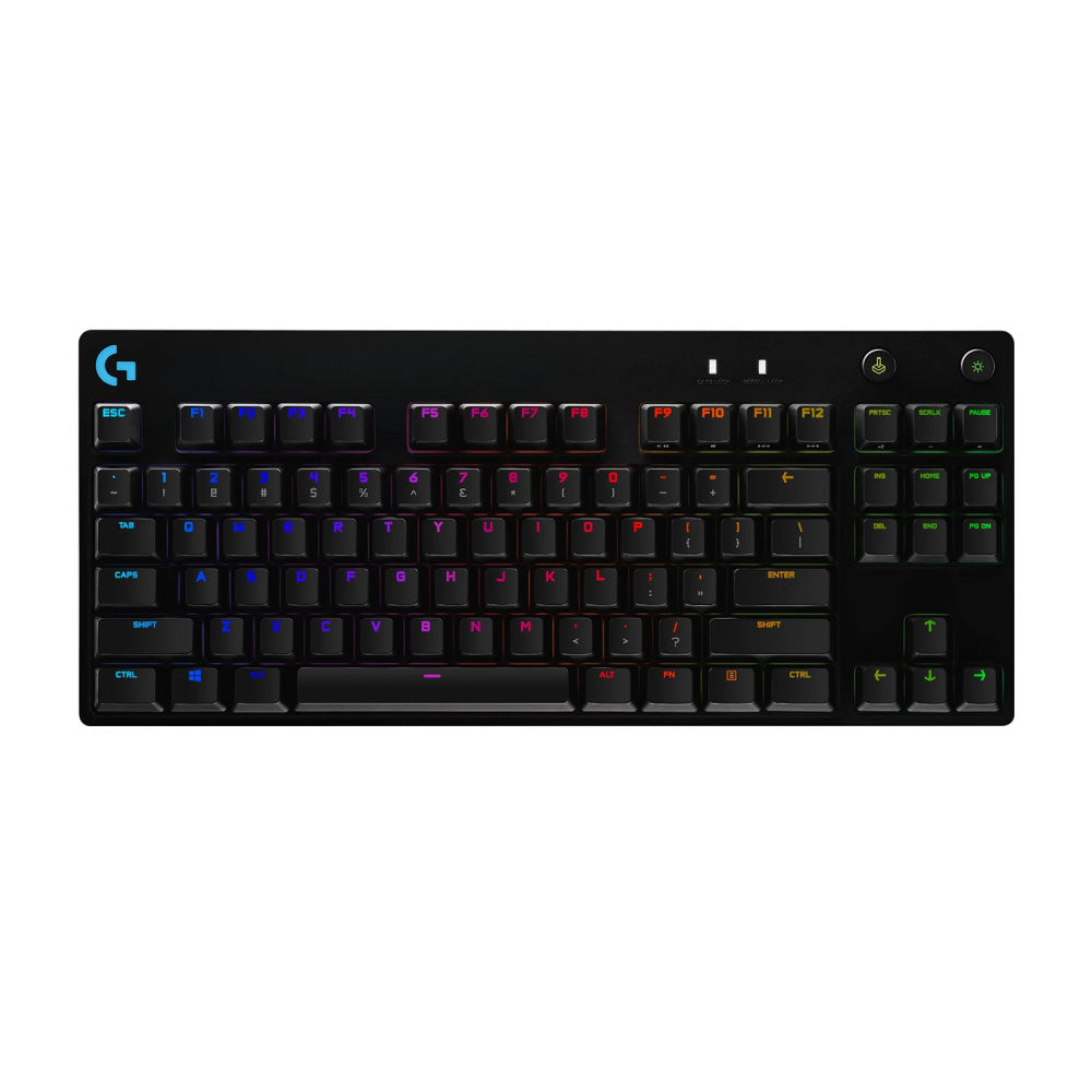 Teclado Logitech PRO Keyboard RGB USB Color Black