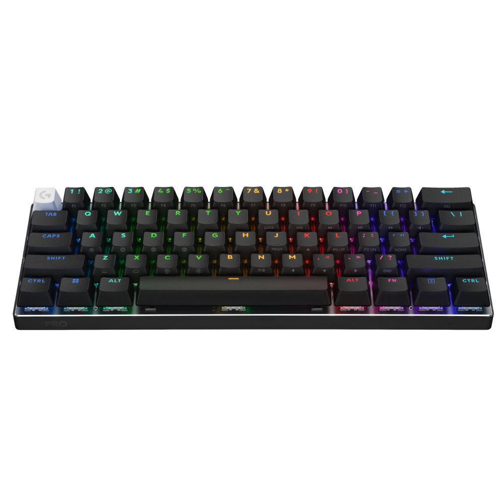 Teclado Logitech PRO X 60 Lightspeed Bluetooth Óptico 65 Horas RGB Color Black