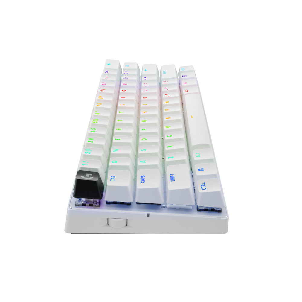 Teclado Logitech PRO X 60 Lightspeed Bluetooth Óptico 65 Horas RGB Color White
