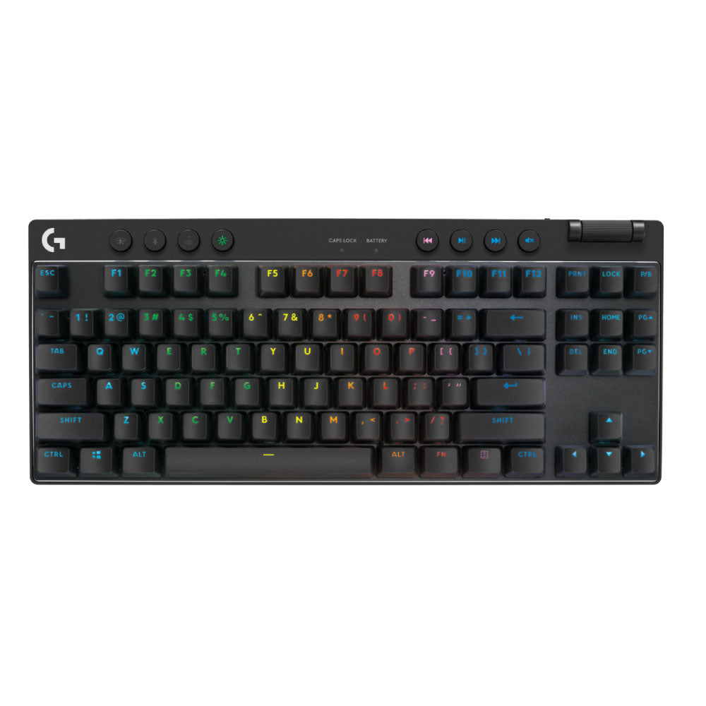 TECLADO LOGITECH PRO X TKL LIGHTSPEED USB BLACK (920-012127)-P