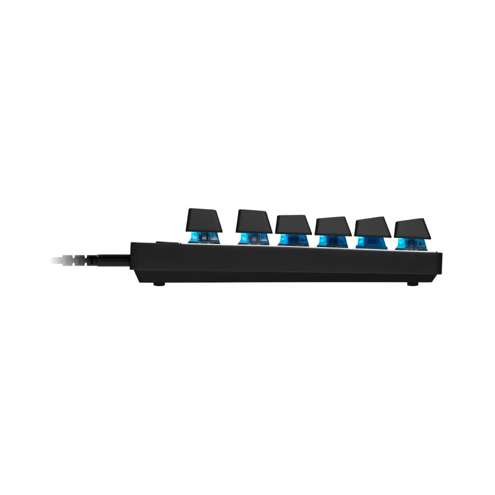 Teclado Logitech PRO X TKL Rapid Analógico Wired USB-C Lightsync RGB KeyControl Color Black