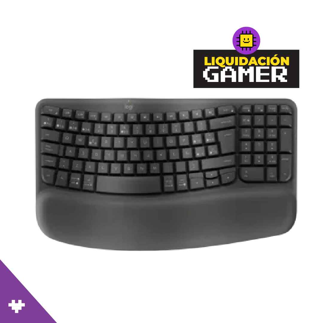 Teclado Logitech Ergo Wave Wireless Bolt Bluetooth SP Color White