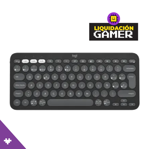 TECLADO LOGITECH PEBBLE 2 K380S BLUETOOTH/WIRELESS SP GRAPHITE