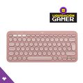 Teclado Logitech Pebble 2 K380S Bluetooth Wireless SP Color Rose