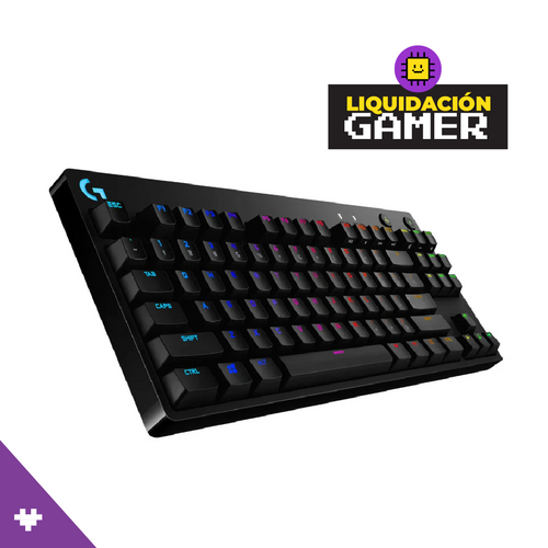 Teclado Logitech PRO Keyboard RGB USB Color Black