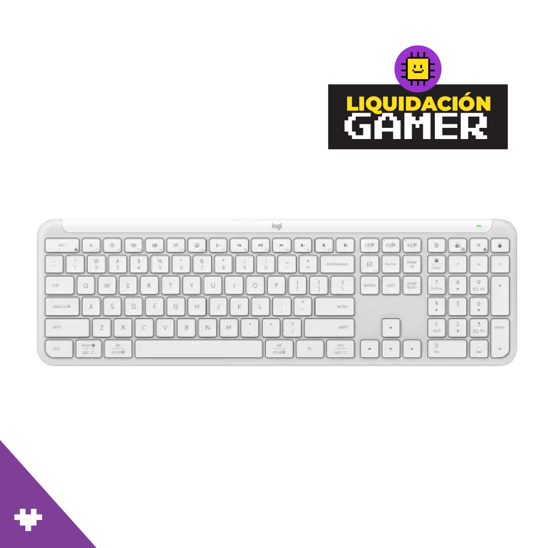 Teclado Logitech Slim Silent K950 Wireless Bolt Bluetooth SP Color White