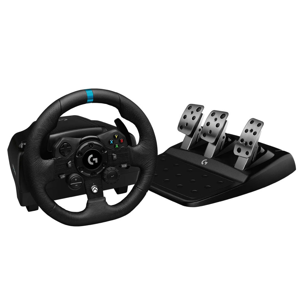 Timón con Pedales Logitech G923 Racing Wheel para PC y Xbox USB TrueForce Color Black