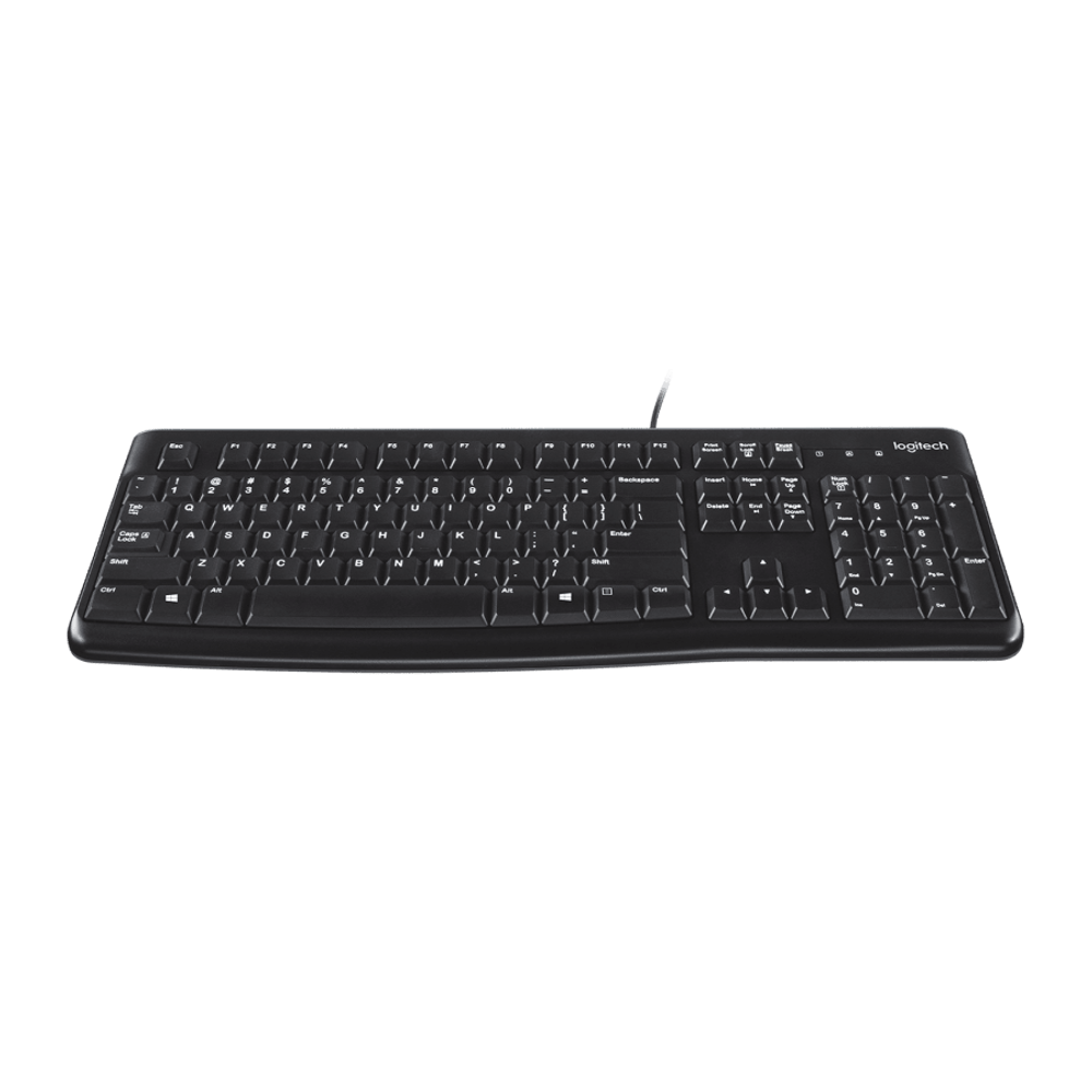 Teclado Logitech K120 Usb Sp Black