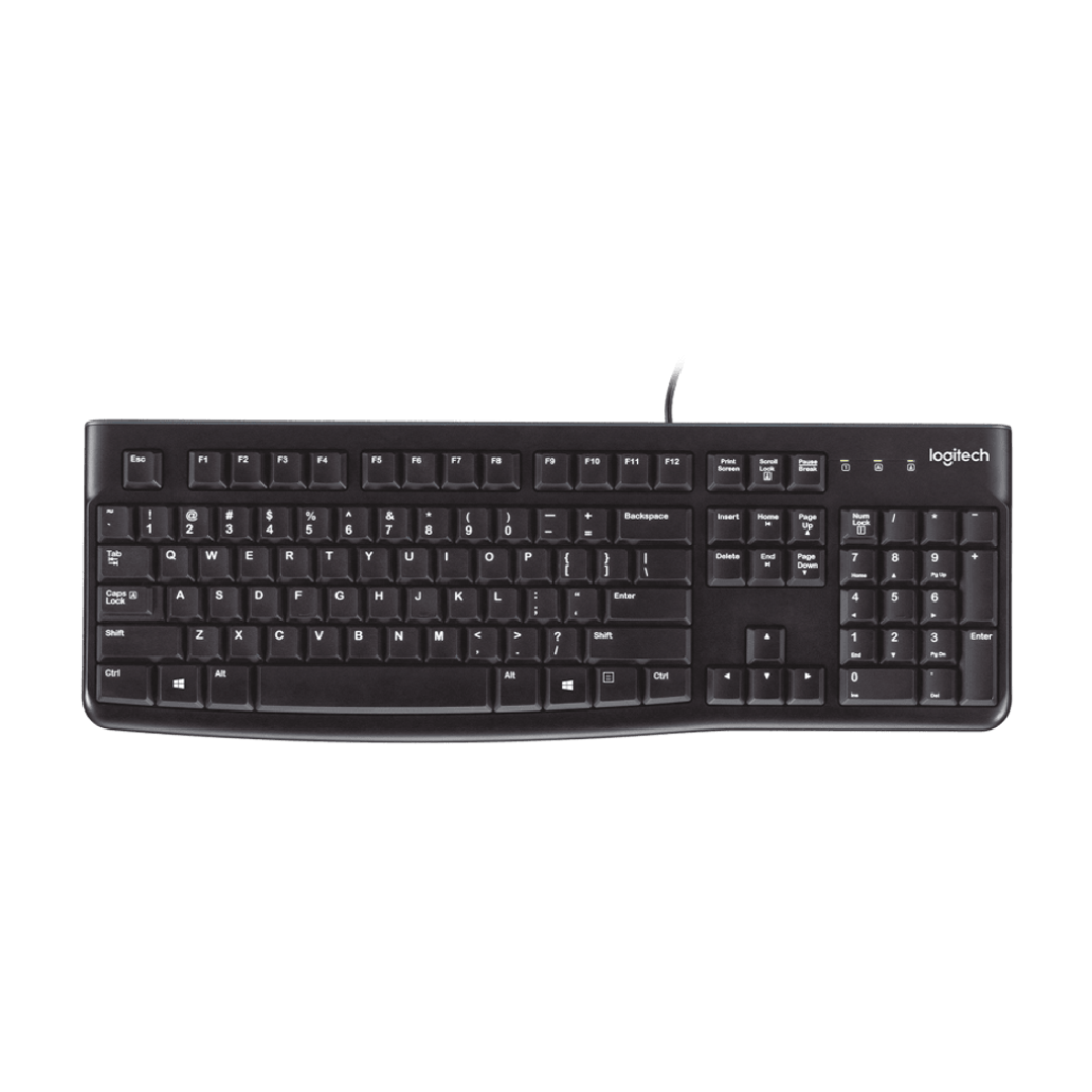 Teclado Logitech K120 Usb Sp Black