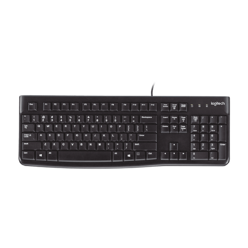 Teclado Logitech K120 Usb Sp Black