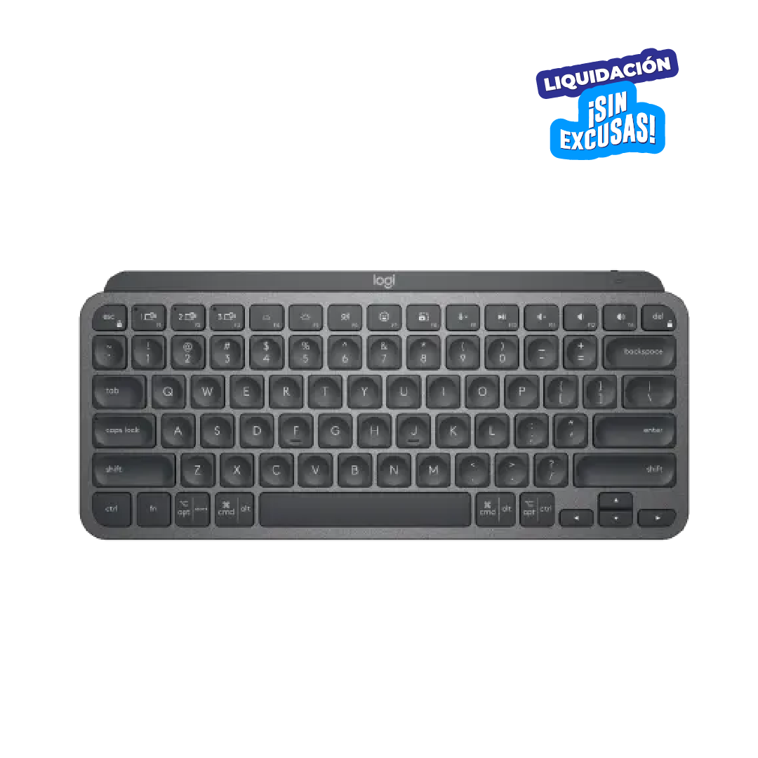 TECLADO LOGITECH MX KEYS MINI MULTI-DEVICE BT ILUMINADO GRAPHITE SP (920-010476)