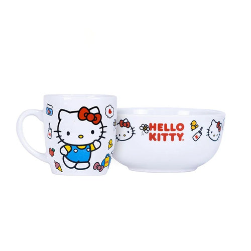Set de Taza y Bowl Hello Kitty Sanrio - Edición Classic Icons