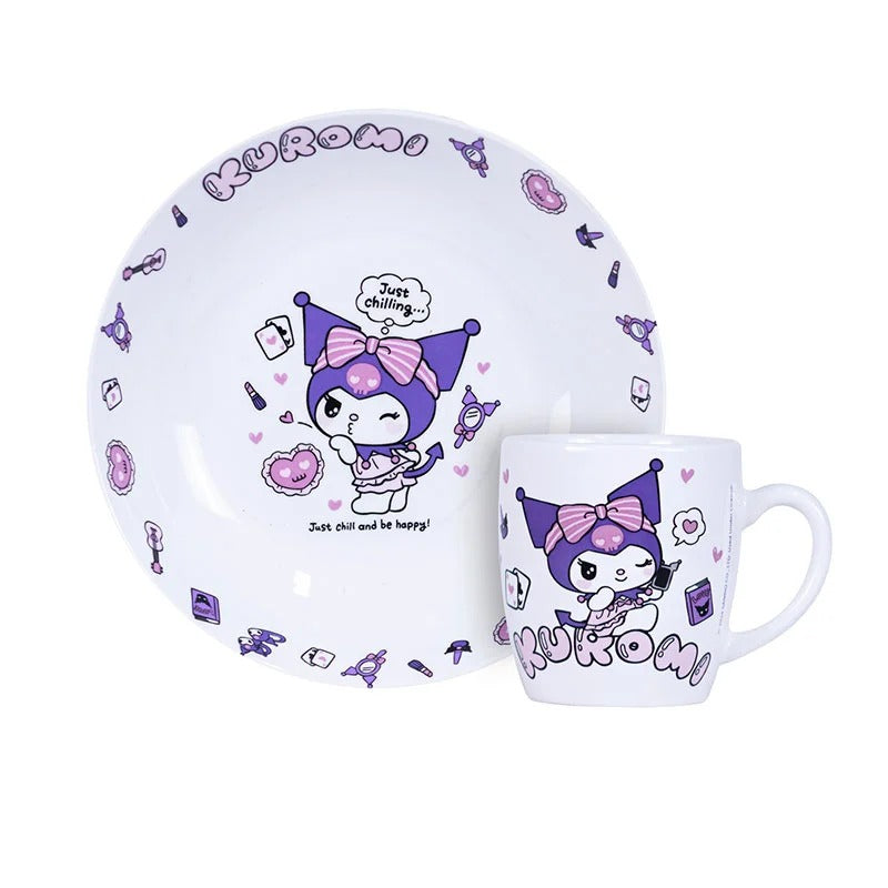 Plato Decorativo de Pared Kuromi Colección Sanrio