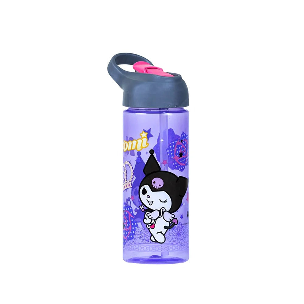Botella Térmica Kuromi 600ml Escolar Antiderrame Deluxe