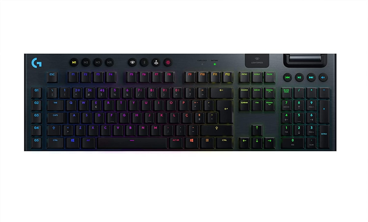 Teclado Logitech G915 X Lightspeed/bt Lightsync Rgb / Keycontrol  Black (920-012670)