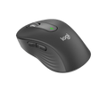 Mouse Logitech Signature M650 Silent Large Left Wireless/bluetooth Black
