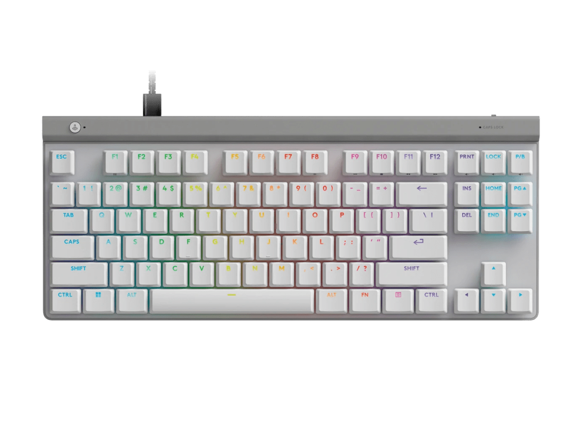 Teclado Logitech G515 Tkl Wired Lightsync Rgb / Keycontrol White (920-012869)-p
